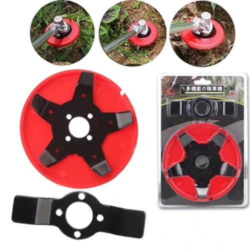 I-Multi-functional Weeding Blade Cutter Disc 2/5 Amazinyo Amazinyo Erayisi Insimu Eyomile Imishini Yokusika Utshani Ithuluzi Lebhulashi Lensimbi Ye-Manganese