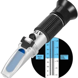 ʻO ka mea hōʻike ʻona ʻona ʻona ʻona paʻa lima paʻa i ka ʻona densitometer 0-25% ka pia waiʻona 0-40% ka waina Brix.