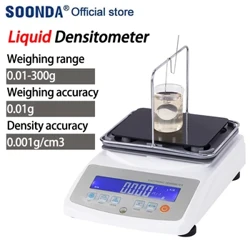 300g/0,01g/0,001g/cm3 Máy đo mật độ chất lỏng Máy đo mật độ chất lỏng Máy đo mật độ chất lỏng cho các giải pháp hóa học, dầu ăn,