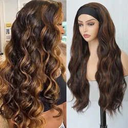 Parrucca sintetica per capelli P4 / 30 Parrucca evidenziata Ombre Parrucca bionda miele per donna nera Parrucche per l'onda del corpo Parrucche senza colla Parrucche giornaliere per feste