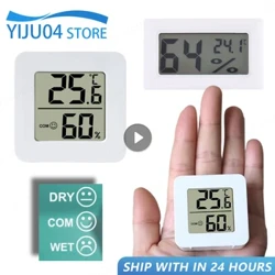 Mini termometru de interior LCD digital temperatură higrometre de cameră Indicator Senzor Contoare de umiditate Termometru de interior temperatură