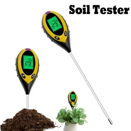 Máy kiểm tra đất thông minh không dây Máy đo độ ẩm nhiệt độ thông minh LCD Màn hình hiển thị kỹ thuật số Máy đo độ ẩm đất cho khu vườn nhà bãi cỏ trang trại
