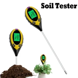 ʻO ka mea hōʻikeʻike lepo maikaʻi ueaʻole Smart Temperature Humidity Monitor LCD Digital Display Soil Moisture Meter no ka Home Garden Lawn Farm.