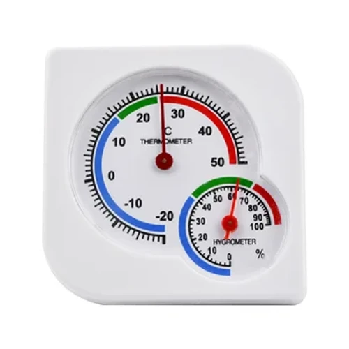 Unutarnji vanjski 2 u 1 MIni mokri higrometar, termometar, termometar, mjerač temperature, mehanički, klasični, kućni, unutarnji, vanjski