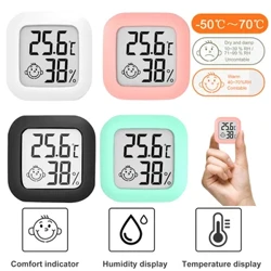 LCD Thermomedr Digidol Hygrometer Ystafell Dan Do Electronig Tymheredd Mesurydd Mesurydd Synhwyrydd Gorsaf Dywydd Ar Gyfer Cartref
