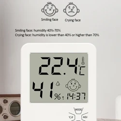 Fa'afuainumera Temperature Susū Uati Tele LCD Electronic Thermometer Hydrometer Meter ma Tu Hygrometer Susū Fua Fa'afuainumera.