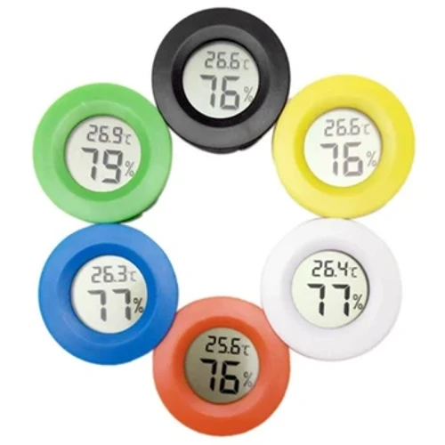 Ronn Elektronesch Thermo-Hygrometer Mini LCD Digital Thermometer Reptil Aquarium Temperatur Fiichtegkeet Meter Detektor Tool