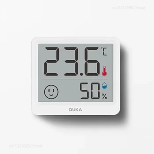 DUKA Atuman 2.5 Inch LCD Elektronik Digital Temperature Humidity Meter Indoor Thermometer Hygrometer Weather Station Sensor Mini