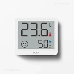 DUKA Atuman 2.5 inch LCD Digital Digital Temperatură Umiditate Termometru Interior Higrometru Senzor Stație Meteo Mini