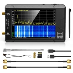 TinySA ULTRA 100KHZ-5.3GHZ 4-inčni zaslon Ručni mali analizator spektra RF generator s baterijom