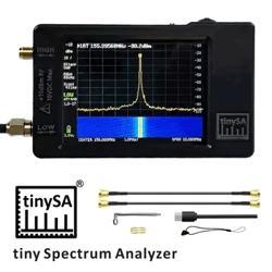 ʻO ka Mana Hou Paʻa ka lima i ka hōʻike ʻike Spectrum liʻiliʻi ʻo TinySA 2.8" me ka pākaukau
