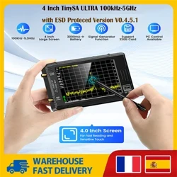 4 inisi Fa'aali Taulima feavea'i Tiny Spectrum Analyzer TinySA ULTRA 100KHz i le 5.3GHz ma 32GB Card 320 * 240 pixels