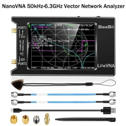 Analizzatore di spettro nanovna più recente Litevna 50khz-6.3ghz Analyzer di rete vettoriale Analyzer antenna Assistenza dati archiviazione Litevna 64