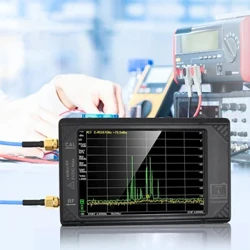 Ręczny mały analizator widma 100 KHZ-5,3 GHZ 4-calowy wyświetlacz analizator częstotliwości Generator RF Tryb Ulrta Karta 32 GB z baterią