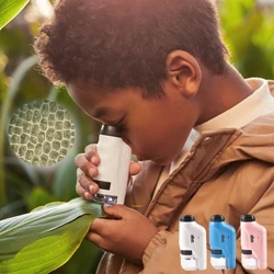 Kit de microscop portabil 60-120x Microscop de buzunar Mini microscop portabil alimentat cu baterie cu lumină LED Microscop portabil