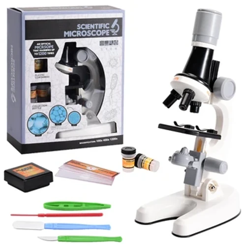 100X 400x 2000X Monocular Optical Microscope Elementary School Mga Bata Science Handheld Microscope Experimental Biology 2023