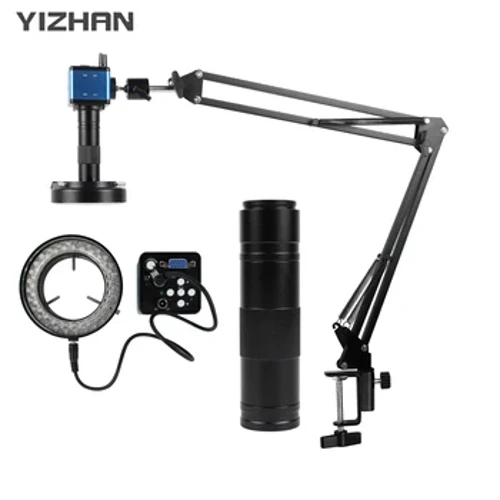 YIZHAN HDMI VGA digitális mikroszkóp 1080P 60FPS mikroszkóp kamera C-ba szerelhető lencsés ipari mikroszkóp elektronikai 1 méteres munkához