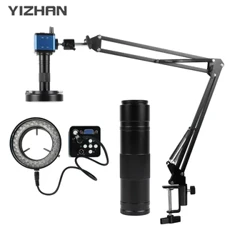 YIZHAN HDMI VGA Microscope numérique 1080P 60FPS Microscope caméra objectif à monture C Microscope industriel pour l'électronique 1 mètre de travail