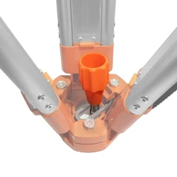 Trealamh Suirbhéireachta Scriú Ionaid 32mm Theodolite Alúmanam Tripod Accessories
