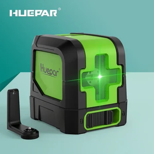 I-Huepar 2 Lins Laser Level 3D Cross Line Laser Self-Leveling Evundlile futhi Iqondile I-Green Beam ene-Magnetic Base