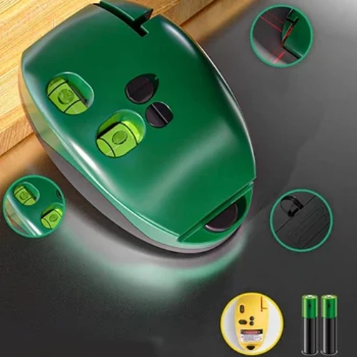 Bärbar elektronisk 90 graders laserskala Batteridriven infraröd linjenivå Långdistans Infraröd nivåvägg med hög precision