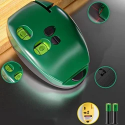 Scala laser elettronica portatile da 90 gradi, alimentata a batteria, a livello di linea a infrarossi, a lunga distanza, ad alta precisione, a parete