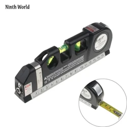 Nono Mondo 8FT/25m Livello Laser Orizzonte Allineatore di Misura Verticale Righello Standard e Metrico Misura Multiuso Laser di Livello