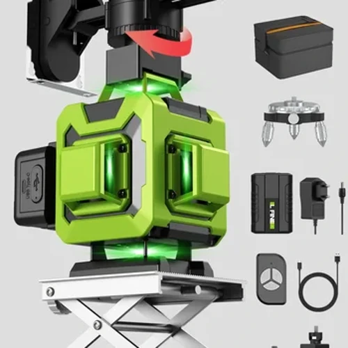 LFINE 16 Lines 360 Self-Leveling Laser level Горизонтальний і вертикальний професійний лазерний нівеліри з акумуляторною батареєю Інструменти
