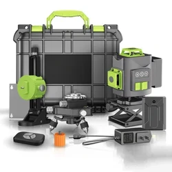 4D 16 Linnen 3D 12 Linnen Laser Niveau Gréng Linn SelfLeveling 360 Horizontal a Vertikal Gréng Beam Super mächteg Laser Niveauen