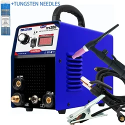 Mesin Las Tig IGBT HF DC Inverter Mesin Las Digital MMA TIG Welder Semi-otomatis 2 in 1 Argon Welding Listrik