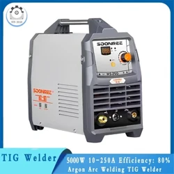 2-7.5KW Argon Hàn Hồ Quang 0.3-4MM Máy Hàn TIG 250A 220V Biến Tần Khí Hàn Được Thép Không Gỉ, thép Carbon