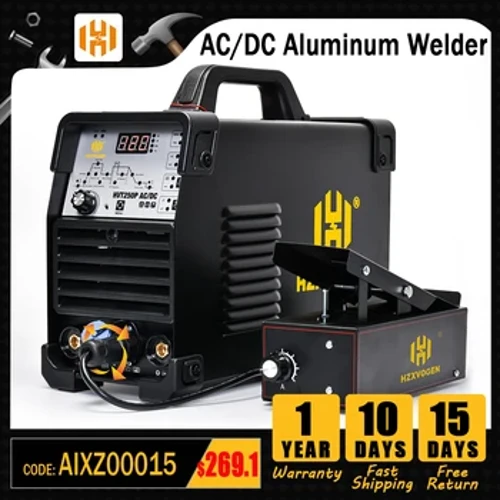 HVT250P WIG AC/DC Schweißgerät Aluminiumschweißgerät ARC Stick Schweißwerkzeug IGBT Inverter Löten mit Puls сварочный аппар