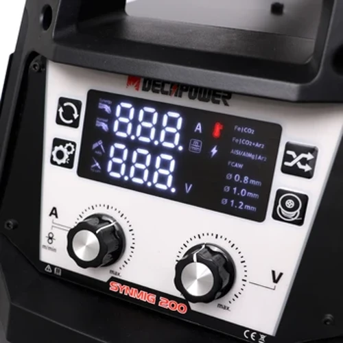 Decapower SYNMIG 200A halvautomatisk MMA TIG MIG MAG sveiser 4 I 1 for gass gassfri fluks MIG sveisemaskin
