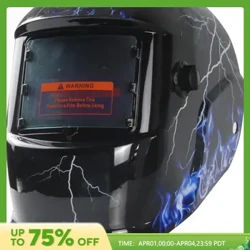 Welding Helmet, Solar Power Auto Darkening Welding Helmet, Adjustable Shade Range 4/9-13 para sa Mig Tig Arc Welder Mask
