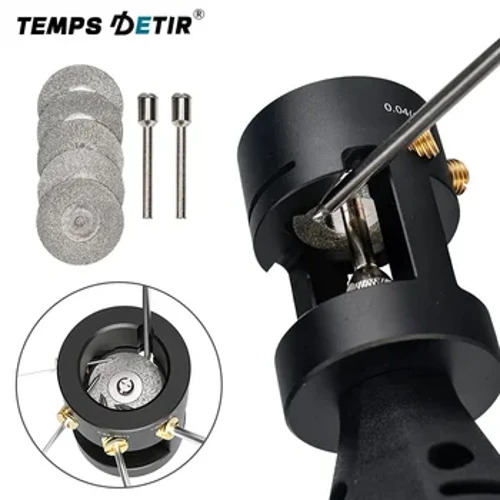 Tungsten Electrode Grinder TIG Welding Tools Multi-Angle and Offset Horizontal Hole Grinder dengan Cutoff Slot untuk Welding Aids