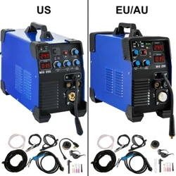 3 an 1 250 Amp MIG TIG Arc Welder Aluminium Welder Semi-automatesch Welding IGBT Combo Welding Machine fir Metal Repari