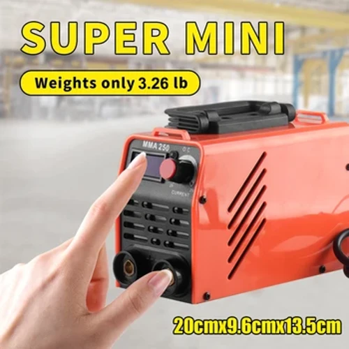 Táthú bata WOZOBUY Meaisín Táthú IGBT Inverter Digiteach 250Amp, 110V/220V Tús Te Inaistrithe MMA ARC Meaisín Táthaithe