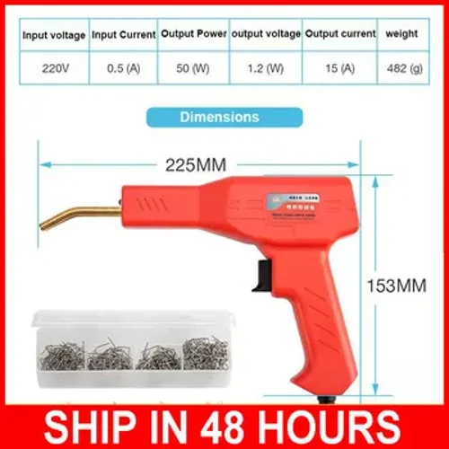 Plastics Welder Gun Hot Staplers Welding Machine Staple Repairing Machine Kaʻa Bumper Hoʻoponopono Stapler Welding Tools