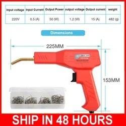 Mga Plastics Welder Gun Hot Staplers Welding Machine