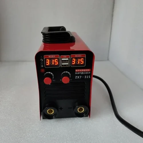 Machine à souder électrique Portable avec onduleur à Arc 220V, de qualité industrielle, petite soudeuse IGBT domestique tout en cuivre ZX7-315 20A-315A