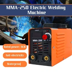 MMA Electric Welding Machine 4KW 20-250A რეგულირებადი სახლის მინი შედუღების მოწყობილობა პირდაპირი დენის მექანიკური Metal Arc Electric Welder