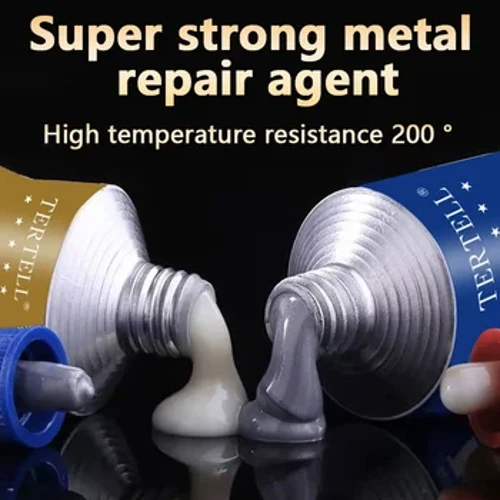 I-Strong Caster Glue Cold Welding For Metal Stainless Steel Aluminium Alloy Repair Tool Radiator High Temperature Resistant AB Glue