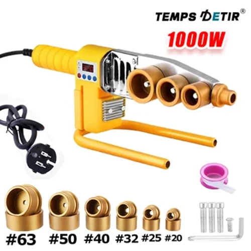 800/1000W Pipa Welding Machine 220V Pipa Welding Iron PB/PP/PE/PPR Pipa Welding Tools, Pipa Air Rumah Alat Las Plastik