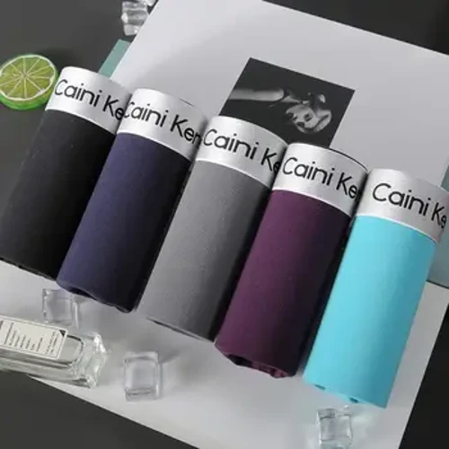 5 Pcs/lot Solid Celana Pendek Celana Dalam Pria Celana Dalam Pria Celana Dalam Boxer untuk Pria Pasangan Seksi Set Ukuran Besar