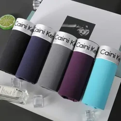 5pcs/Lot Solid Shorts Underpants fear Mionbhrístíní na bhFear Fo-éadaí Boxer Do Lánúin Fireann Set Sexy Méid Mór