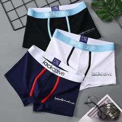 3Pcs Lot Moške hlačke Boksarice Bombažno moško spodnje perilo Zračne moške spodnje hlače Športne udobne moške boksarice L-3XL