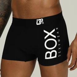 ORLVS Erkek Boxer Seksi Iç Çamaşırı Yumuşak Boxershorts Pamuk Külot Erkek Külot 3D Kese Şort Aşınma Altında Pantolon Kısa