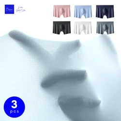 3 Nam Quần Lót Boxer Ice Silk Nam Quần Lót Liền Mạch Quần Lót Người Quần Lót Quần Lót Nam Mỏng Thoáng Khí Quần Nhanh Khô