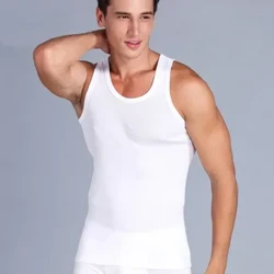 Capispalla grande Canottiere bianche pure Canottiere Intimo Grigio Bodybuilding Taglia Felpa da movimento maschile Elastico da uomo in cotone nero