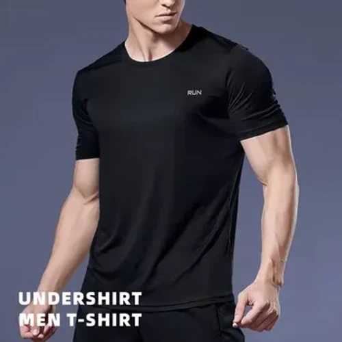 Isikibha Sangaphansi Sabesilisa Ezemidlalo Ezomisa Ngokushesha L XL XXL UGary Omnyama Omhlophe Ogijima Ihembe Lokuqina Eliphefumulayo I-Ice Silky Gym Yebhola Amajezi